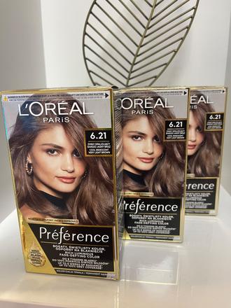 Loreal preference 6.21 ladova bleda hneda,