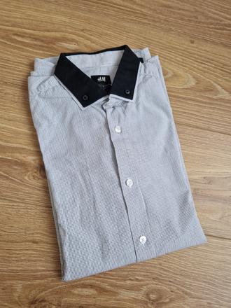 Pánska bavlnená košeľa h&m m, h&m,m