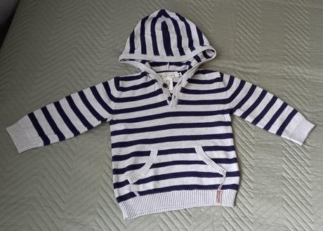 Pásikavý svetrík h&m, h&m,86