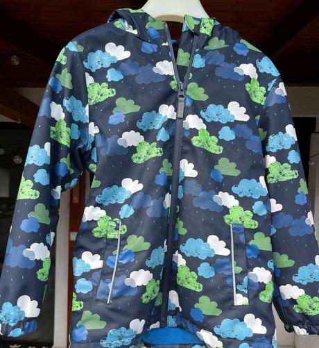 Detská zateplená bunda do dažďa č. 116, topolino,116