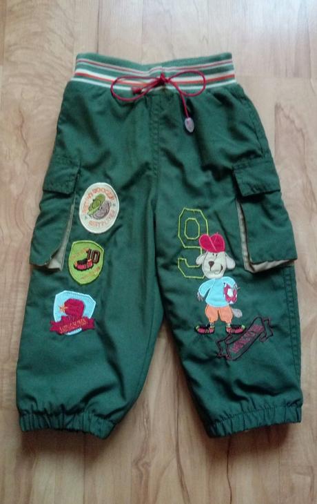 Hrubé oteplené nohavice na zimu - do snehu, 92