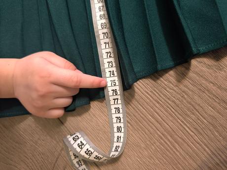 Plysovana sukňa midi, s