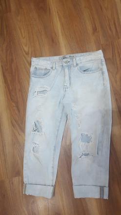 Damske midi rifle, denim,36