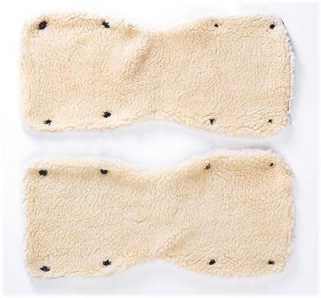 Sensillo rukávnik na kočík delený šedý,