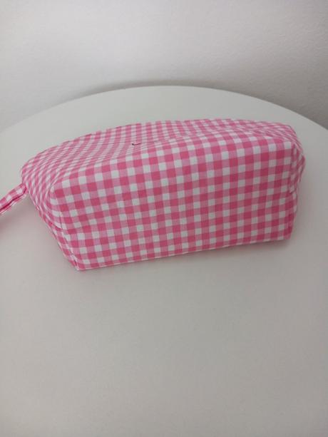Kozmetická taštička bielo ružová,