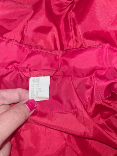 Zimná bunda, h&m,68