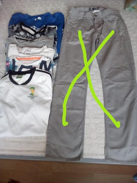 Balik oblecenia pre chalana, 158–170