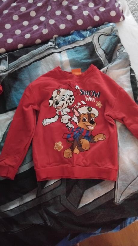 Mikina paw patrol vianoce č.122/128, 128