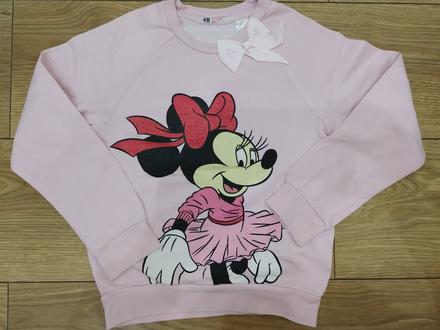 Mikina minnie 110 /116, h&m,116