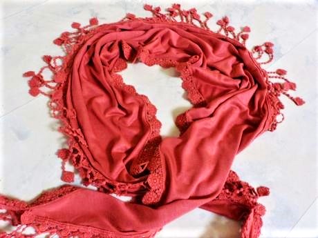 Bavlnená šatka na krk, l