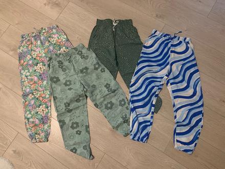 Siroke nohavice, h&m,134