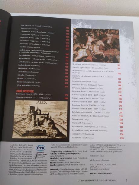 Ottov historický atlas - slovensko,