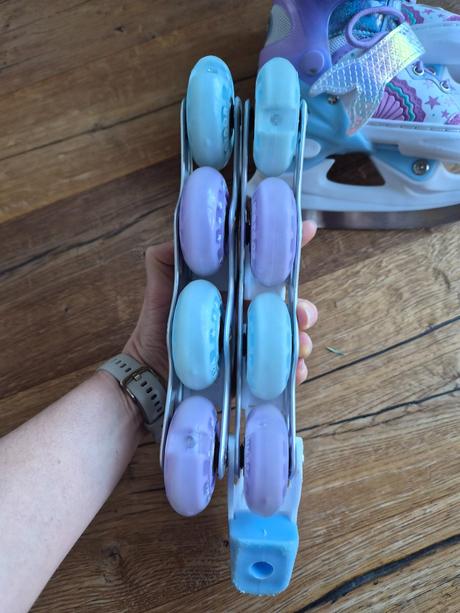 Nastaviteľné korčule 4v1 veľ. 15 - 17cm, 