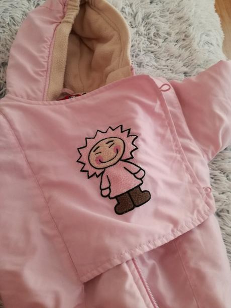 Pink overal pre dievčatko, 80