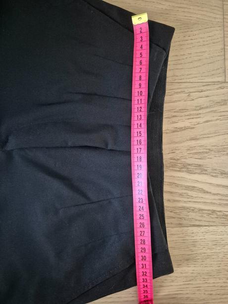 H&m čierne elegantné nohavice 34, h&m,34