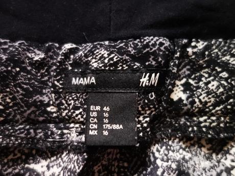 Letné tehotenské nohavice h&m mama, h&m,46
