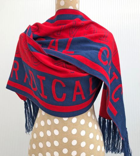 Monki šál z bavlneného úpletu, xl