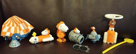 Kolekcia figúrok snoopy nasa,