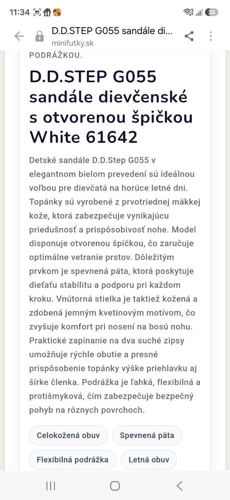 Sandálky dd step, d.d.step,32