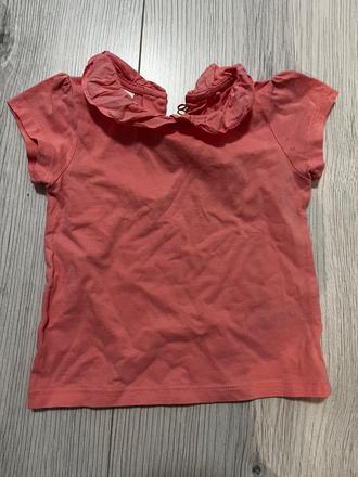 Ružové tričko s golierom, next,86