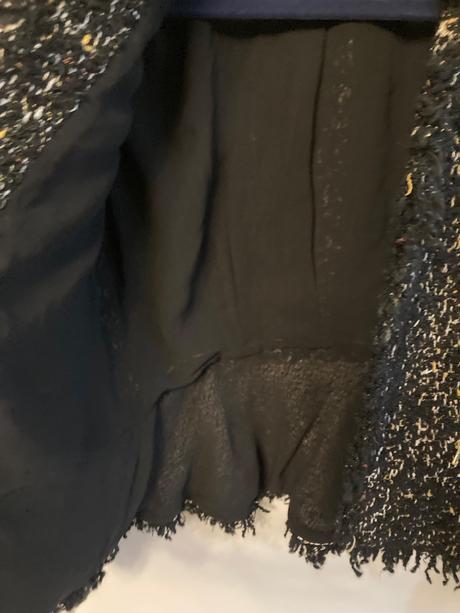 Zara - čierne boucle sako kabátik - veľkosť m, zara,m