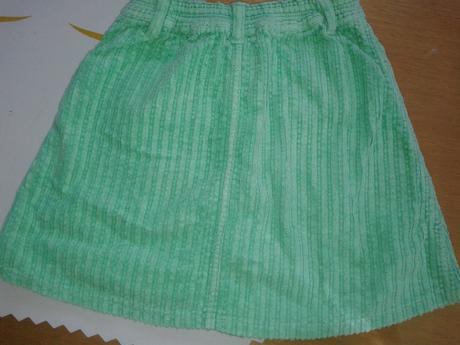 Zelená prechodná sukňa na 8 rokov, benetton,128