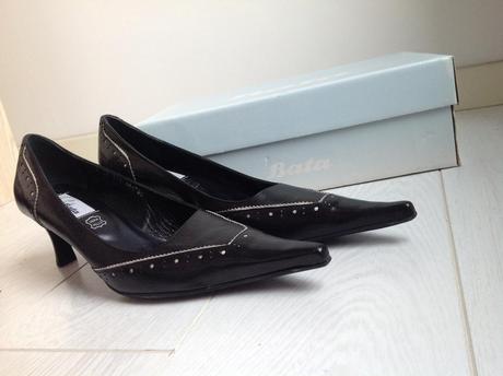 Lodičky kožene, baťa,40