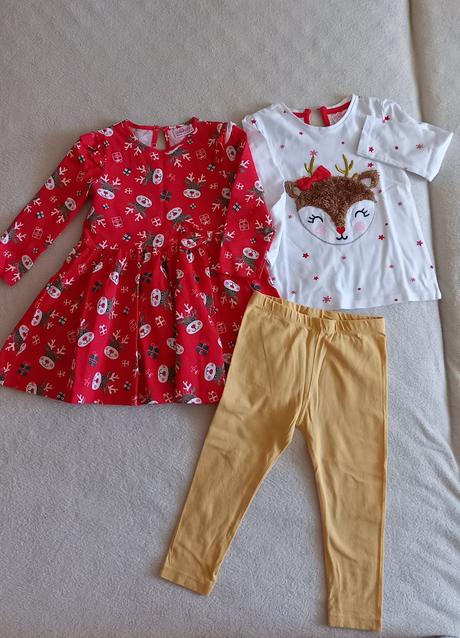 Vianočné oblečenie pre dievčatko veľ.92, 92