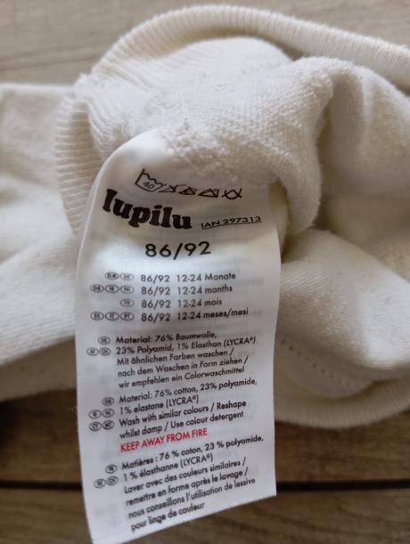 Pančuchy 86/92, lupilu,86