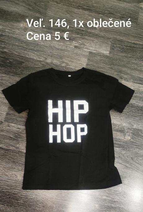 Predám dievčenské tričká veľ. 140/146, 140