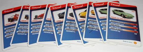 Kartičky - autíčka shell,