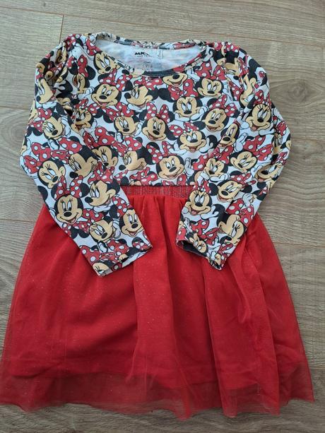 Dievčenské šaty minnie, 104