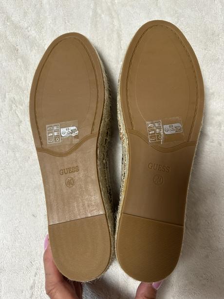 Bledohnedé espadrilky zn. guess originál, guess,39 / 40