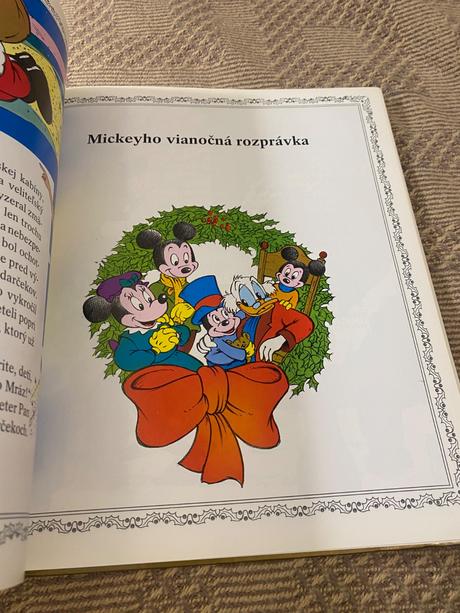 Krásna zberateľská kniha walt disney veselé vianoc, 