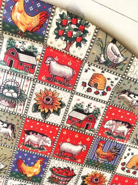 Patchworkové podnosy 2 ks,