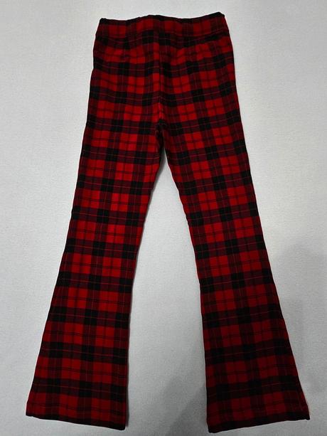 Zvonov kárované nohavice, zara,134