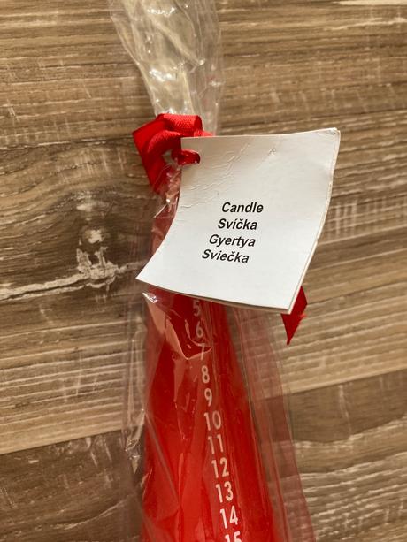 Vianočná sviečka/nová, 