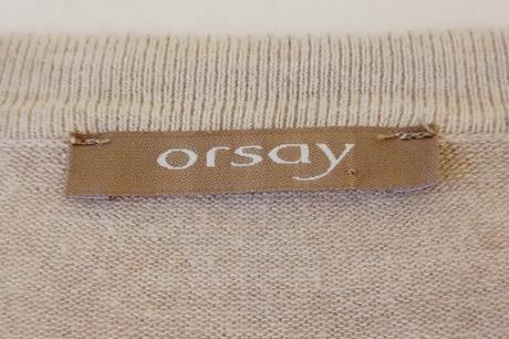 Béžový svetrík so stuhou, orsay,s