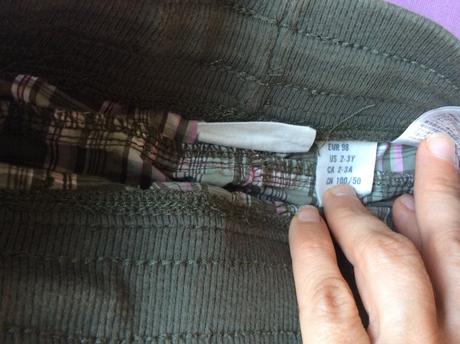 Kárované trištvrťáky, h&m,98