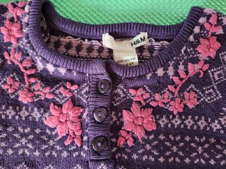 Šaty z úpletu, h&m,104