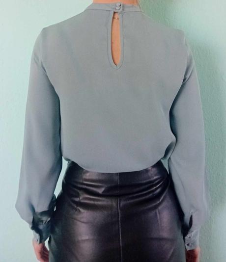 Dámska sivomodrá blúzka h&m, veľkosť 34, h&m,34