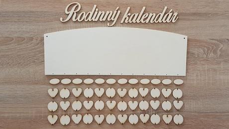 Rodinný kalendár c-rôzne nápisy,