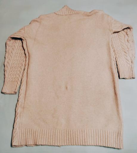 Dlhý pletený sveter, reserved,38