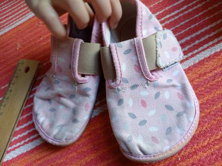 Barefoot papučky, pegres,23