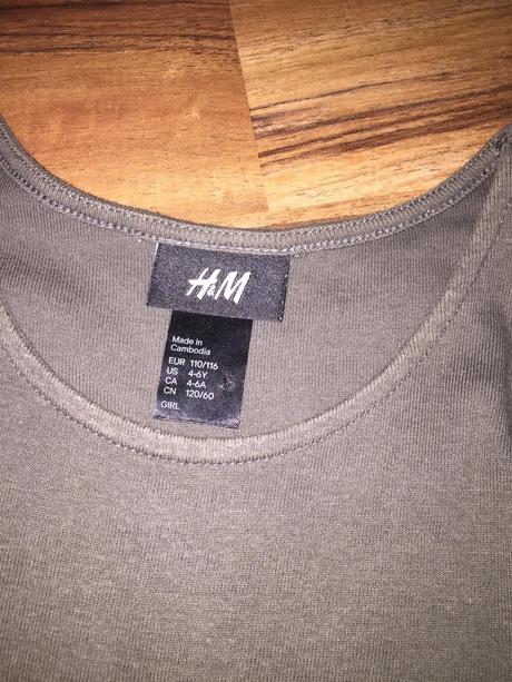 Šaty 110/116, h&m,110