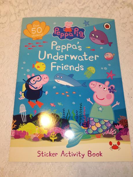 Peppa 's underwater friends sticker activity nau22, 