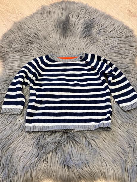 Chlapčenský pásikavý sveter (86), h&m,86