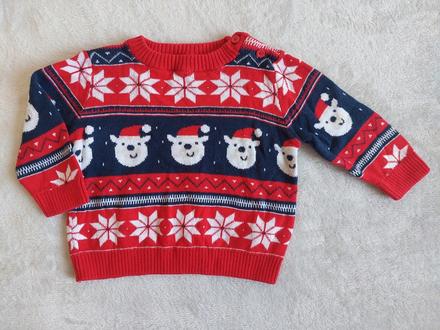 Vianočný svetrík zn.ff veľ.68, 68