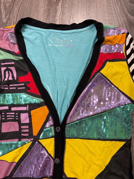 Custo line dizajnersky bavlneny svetrik s-pc 130, m