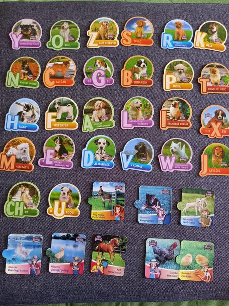 Magnetky krajiny zvieratá psy, 